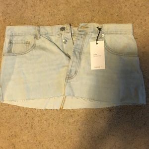 Forever 21 Denim Miniskirt size 31 NWT